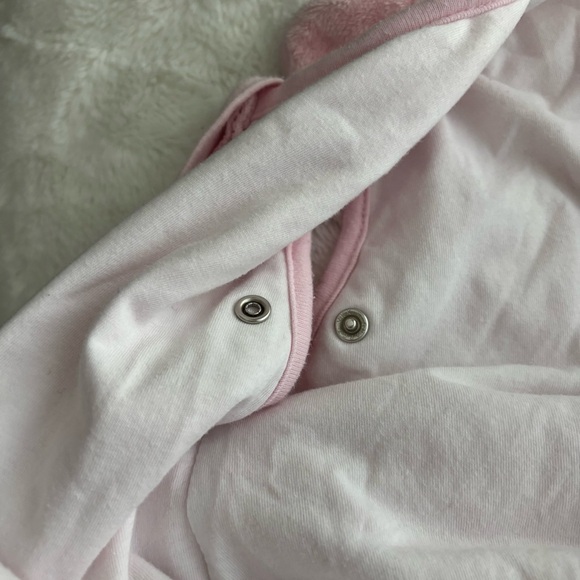 BabyinaBag Baby Sleeping Sack in Minky Pink Size Large Cozy Zipper Closure - Picture 7 of 9
